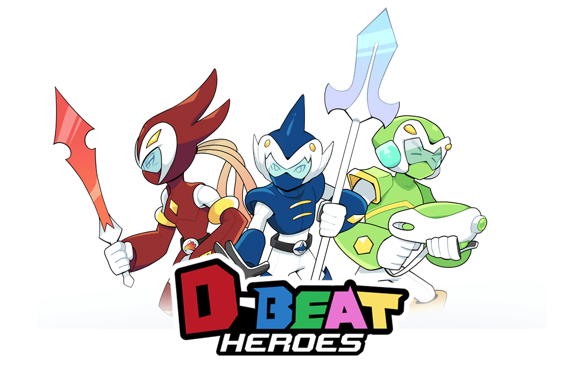 The logo for D-BEAT-HEROES